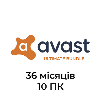 Avast Ultimate Bundle - ключ активации (36 месяцев, 10 устройств) avastultimatebundle фото